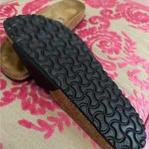 Birkenstock Original Madrid Buckle Black Learher sandal